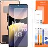 AGCUT Display LCD per Redmi Note 14 Pro 4G Display LCD per Xiaomi Redmi Note 14 Pro 4G 24116RACCG 6,67 pollici Schermo di Ricambio Digitalizer Touchscreen Assembly con Riparazione (Nero, Senza impronta)