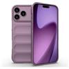 RankOne Custodia in Silicone Liquido Airbag per Smartphone, Compatible with iPhone 17 Pro Max (6.9 Inches) - Viola Chiaro