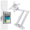 WIYETY Supporto da parete per TV Monitor Orientabile: supporto da parete per TV per Show 15 Supporto regolabile universale per monitor da 10 a 32 pollici, 100 x 100, 75 x 75 mm, per Plasma Curved