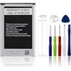 SwarKing New SwarKing EB-BN750BBE EB-BN750BBC - Batteria di ricambio compatibile con Samsung Galaxy Note 3 Neo SM-N7505, Galaxy Note 3 Mini con kit di strumenti