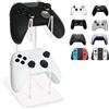 NIYATA Supporto per controller a 2 strati, supporto per cuffie e auricolari, gancio universale per Xbox, PS5, PS4, Switch Pro, organizer da scrivania per giochi