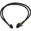 Create idea Cavo adattatore di alimentazione PCIe GPU da 10 pin a 6+8 pin, 50 cm, compatibile con HP ML350 ML360 G9