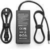 DECSZDY Cavo di ricarica per laptop DECSZDY 65W Compatibile con Dell Optiplex Latitude Inspiron XPS Vostro Optiplex 3035 3050 SFF 2-in-1 MGJN9 043NY4 Caricabatterie Alimentatore