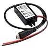 Heemol Adattatore USB da 12V a USB,Convertitore Buck da 12V a 5V Impermeabile,Convertitore di Tensione di Alimentatore da 3A 15W DC a DC per Auto (Typ C)