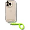 Ringke Holder Link Flow Finger Ring Strap, Cinturino Anti-Caduta Regolabile per Custodie per Cellulari e Piccoli Accessori - Neon Green