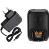 Sxhlseller Caricabatterie Rapido per XIR P8268 DP4400 DP4800 DP4801 DEP550 DEP570 DP2000 DP2400 DP2600 Walkie Talkie 100-240 V, Base Stazione di Ricarica Batteria Radio Bidirezionale