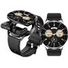 Garsent Orologio Intelligente con Auricolari, Smartwatch Bluetooth da 2 in 1 con Auricolari di Riduzione del Rumore AI, Chiamata Bluetooth, Orologio Idoneo Sportivo IP67 a Prova D'acqua (SILVER)