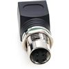SZRMCC Adattatore da M12 a RJ45, da M12 a RJ45, codice D, 4 pin maschio a RJ45 femmina, adattatore di rete Ethernet industriale impermeabile (4 pin femmina-rj45 femmina, codice D a 4 pin)