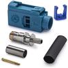 Adapter Universe FAKRA Presa Female Antenna Connettore RG174 Crimp Saldatura Kit di Riparazione Z Codifica