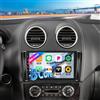 GOHHDL 6G+128G 8Core GOHHDL Autoradio Android 2 Din per Mercedes Benz ML GL W164 ML350 ML500 GL320 X164 ML280, schermo da 9 pollici con Carplay Android Auto BT GPS Navi WiFi FM/RDS SWC Retrocamer&MIC