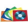 HUMLIN 100 Custodie CD/DVD Colorate con Finestra e Patta, Carta e Plastica, per Sistemi di Intrattenimento Domestico e Collezioni Personali