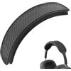 Miruchertter Copertura in silicone di ricambio per fascia, lavabile, compatibile con cuffie Apple AirPods Max, morbida e confortevole, nera