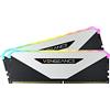 Corsair Vengeance RGB RT 16GB (2 x 8GB) DDR4 Fino a 3200MHz CL16 Memoria per Desktop (Ottimizzato per AMD 300/400/500 Series, Compatibile con Intel 300/400/500 Series), Bianco