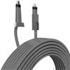Plyisty Cavo di Ricambio Satellitare per Satellite Rettangolare Starlink V2, 9,1 M per Kit Internet Starlink, Cavo di Prolunga Satellitare Adatto Agli Accessori Starlink