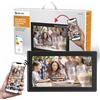 Denver PFF-1515B - Cornice digitale Wi-Fi - Schermo touch screen Full HD IPS da 15,6 pollici, software FRAMEO integrato, condivisione wireless, spegnimento notturno automatico, memoria da 16 GB, nero