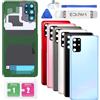Eonpam Scocca Vetro Posteriore Sostituzione per Samsung Galaxy S20+ Plus SM-G985 / G986 Originale Coperchio Copribatteria con Vetro Fotocamera+Ricambio Kit(Blu)