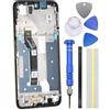 Double Sure Schermo LCD IPS di ricambio per Motorola Moto G35 XT2433-5 con telaio nero 6.7