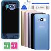 Eonpam Scocca Vetro Posteriore per Samsung Galaxy S8+ Plus G955 Blu