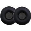 EMSea Coppia di auricolari di ricambio per cuffie in pelle proteica e schiuma per auricolari accessori compatibili con cuffie SONY WH-CH500/510/ZX3308BT/310/ZX100/600/V15, colore nero