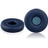 JARMOR WHXB700 - Cuscinetti auricolari di ricambio in memory foam e pelle proteica, per cuffie Sony WH-XB700 Wireless Extra Bass Bluetooth On Ear (blu)