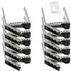 Heretom 10-Pack Disco Rigido Vassoio DXD9H 2,5 Pollici Caddy slitta per Dell 14th Gen PowerEdge R340 R440 R540 R640 R740xd R840 R940 R7425 XC-Series SSD SAS SATA NVMe Tray