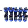bayzconn 5 connettori per aeronautica SP21 4 poli, IP68 4 pin, spina aviazione senza saldatura, spina impermeabile per lampade esterne, 500 V 30 A (12 AWG cavo a vite crimpatura)