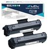 LCL Cartucce di Toner Compatibile 92A C4092A EP-22 (2 Nero) Sostituzione per HP LaserJet 1100 1100SE 1100XI 1100A 1100A SE 1100A XI 3200 3200SE Sostituzione per Canon LBP-800 810 1110 1120