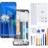 H&LYCYJ Display Schermo per Oppo A15/A15s con cornice | Wear toolkit，IPS LCD，Display HD，Sostituire lo schermo，Per i modelli:CPH2185 CPH2179