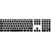 MiNGFi Spagnolo silicone coperchio della tastiera Copritastiera per Apple USB cablata Keyboard con tastierino numerico (2007-2016) Modello A1243 EU/ISO layout della tastiera - Nero