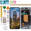 Gadget Troops Kit di ricambio per display LCD (senza impronte digitali) per Samsung Galaxy S23 FE SM-S711B/DS, S711B, S711U1, S711U, S711W, S7110, S711N (grafite)