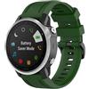 Shieranlee Cinturino 20mm Quick-Fit in Silicone Verde per Garmin Fenix 7S