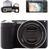 VOVMOEYA Custodia per fotocamera Sony ZVE10II, custodia in silicone, 1 pellicola protettiva, 2 coperture hot shoe, 1 custodia in silicone per fotocamera Alpha ZVE10 II, accessori in vetro temperato
