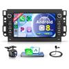 Rimoody 8 Core 6G+128G Wireless Carplay Android Autoradio per Chevrolet Aveo Captiva Epica Holden Daewoo Pontiac 7 Pollici Autoradio Android Auto GPS Navi WiFi Bluetooth FM/RDS/DSP/SWC Telecamera Posteriore