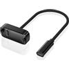 RUXELY Caricatore per Fitbit Inspire 3,USB C Cavo di Ricarica,Cavo di Ricambio,Tipo C Ricarica Station Portatile Adattatore Caricatore per Fitbit Inspire 3 Smartwatch,Nero