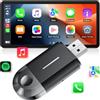 LAMTTO 2 in 1 Adattatore CarPlay Android Auto Wireless con USB-C/A, Plug & Play, Connessione Fluida e Stabile, Senza Latenza, Compatibile con iOS 10+/Android 11+ e auto dal 2016