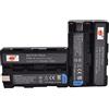 DSTE - Batteria agli ioni di litio compatibile con Sony NP-FS11 NP-FS10 NP-FS12 DCR-PC1 DCR-PC2 DCR-PC3 DCR-PC4 DCR-PC5 DCR-TRV1VE DSC- F505 DSC-F55 DSC-P1 DSC-P20 DSC-P30 DSC-P50
