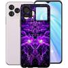 KJYFOANI Cover per Cubot Hafury V1 Custodia, Nero Morbido Silicone Ultra Sottile TPU Case Anti-Graffio Antiurto Bumper Protezione Guscio per Cubot Hafury V1 (6.58) - XV47