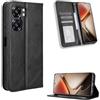 COMAKU Cover a Libro Oukitel C58 Pro, Custodia a Portafoglio in Pelle con Supporto e Chiusura Magnetica Compatible per Oukitel C58 Pro - Nero