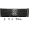 ASHATA Radiatore per PC 120mm / 240mm / 360mm, ASHATA Computer Radiatore di raffreddamento ad acqua in alluminio G1 / 4, 12 Radiatore acqua Radiatore dissipatore per PC Raffreddamento ad acqua(360mm)