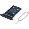 Eonpam Vassoio Carta SIM per (Oppo Reno3 Pro 5G/Find X2 Neo) qualità originale Porta Scheda SIM Ricambio Slot scheda memoria SD con Pin della scheda SIM(Nero)