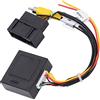 Headerbs Convertitore per Telecamera di Backup, 12V 5W RGB Ad Adattatore Decoder AV per