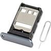 Eonpam Vassoio Carta SIM per (Honor Magic5 Lite) qualità Originale Porta Scheda SIM Ricambio Slot Scheda Memoria SD con Pin della Scheda SIM(Bianco)
