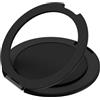 Glanzend Supporto ad anello per cellulare, rotazione a 360 gradi, 4 mm, ultra sottile, supporto per cellulare per smartphone, anello di plastica autoadesivo universale con adesivo 3M per iPhone Samsung