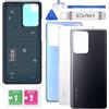 Eonpam Scocca Vetro Posteriore Sostituzione per Xiaomi 11T/11T PRO Qualità Originale Back Cover Coperchio Copribatteria + Kit di Riparazione(Grigio Meteorite)
