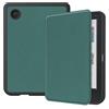 GIOPUEY Cover Compatibile con Kobo Clara Colour/Clara BW, Flip Pelle Custodia, PU Pelle + Morbida TPU Custodia, Auto Sleep/Wake, Protezione a 360° Case - Verde scuro