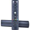 Snrigw Telecomando di ricambio adatto per Telesystem Tele System TS9015 HD, TS9016 HD, ODE715 HD, ODE716 HD