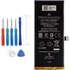 Vvsialeek G025E-B - Batteria di ricambio per Google Pixel 4a 5G (NOT fits for Google Pixel 4a) con toolkit 0 (3885 mAh).