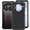 KJYFOANI per Doogee S119 Cover, Nero Morbido Silicone Ultra Sottile TPU Protezione Case, Antiurto Anti-Graffio Bumper Custodia per Doogee S119 (6.72) - Nero