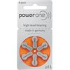 Power One Powerone Varta P 13 (60 pezzi, 310 mAh, 1,4 V) batteria per apparecchi acustici PR48