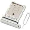 Eonpam Vassoio Carta SIM per (Samsung Galaxy Z Fold3 5G) qualità Originale Porta Scheda SIM Ricambio Slot Scheda Memoria SD con Pin della Scheda SIM(Argento)